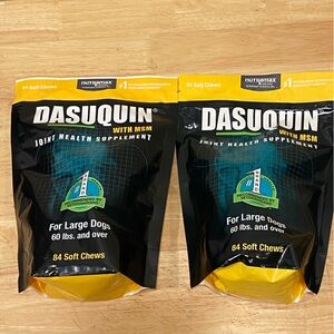 Dasuquin Joint Health Supplement for Large Dogs 60 lbs & over 2 packs 168 chews